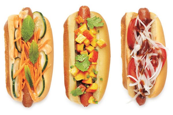 hot dogs diferentes